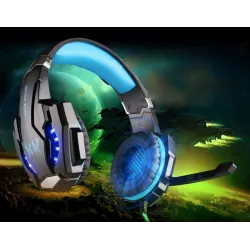 G9000 - Casque de jeux avec microphone LED 3,5 mm